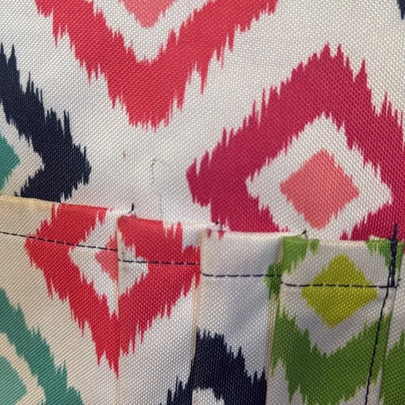 Thirty-One 31 Tall Organizing Tote Candy Corners Zip Top - Picture 2 of 15